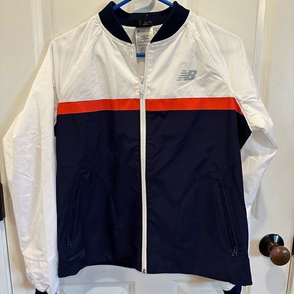 New Balance small bomber jacket coat athletic wind breaker - Picture 1 of 4